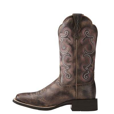 Ariat Quickdraw - Western Laarzen Chocola Dames - 19713-047